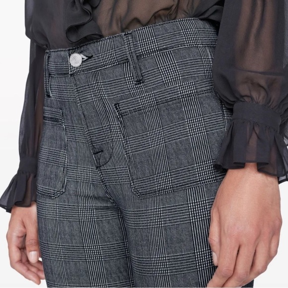 FRAME le bardot flare pant in noir multi women’s size 29 - Picture 2 of 11